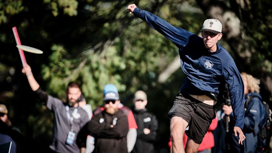 Gannon Buhr, winner of the Disc Golf Pro Tour Powerball Cup