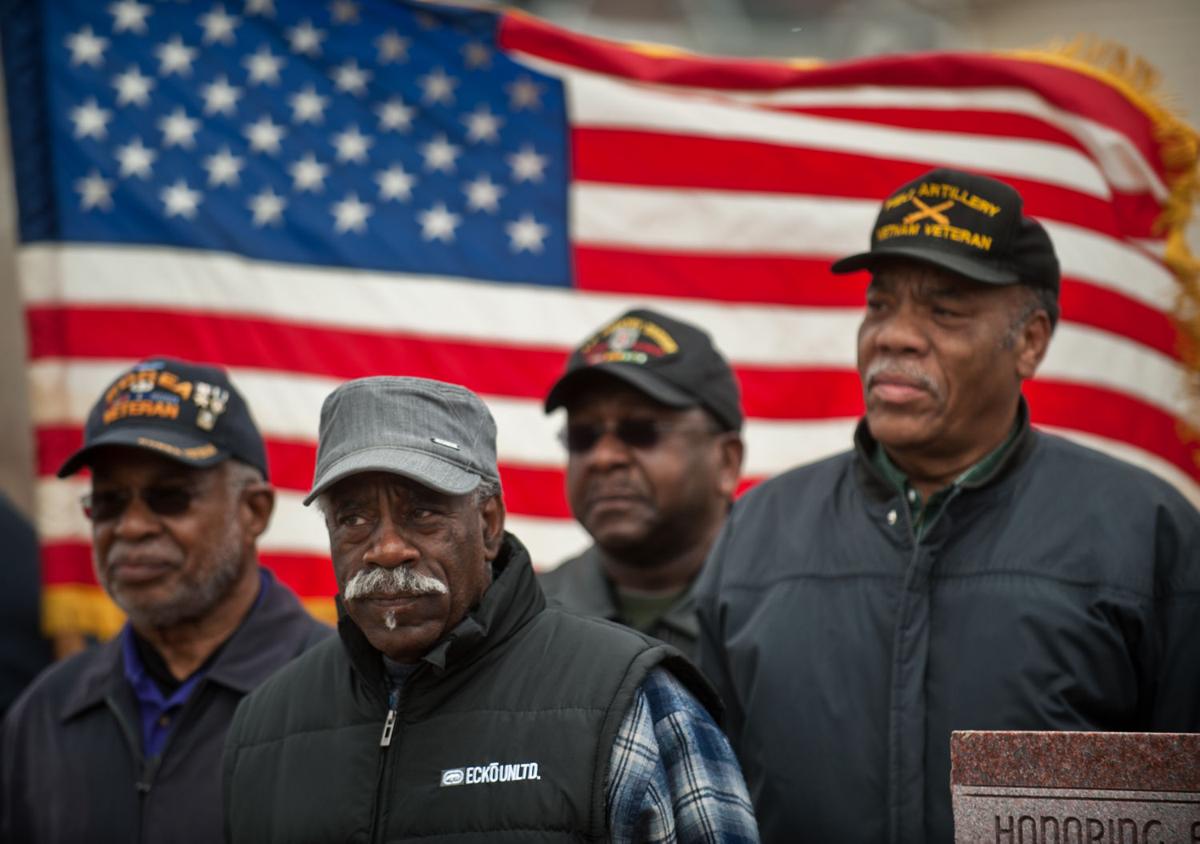 Black soldiers who received Purple Heart honored by city [+video ...