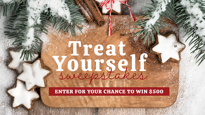 Win $500 in the Treat Yourself Sweepstakes!