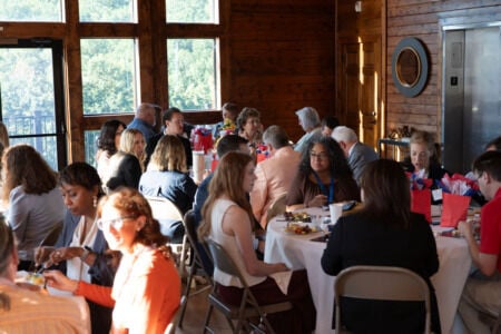 Annual partnership breakfast connects local school leaders with School of Education faculty