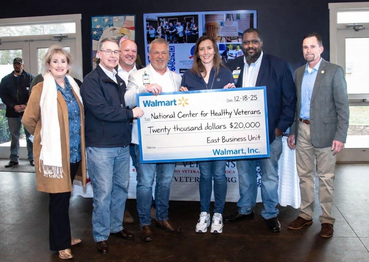 Walmart honors late employee with donation to Valor Farm