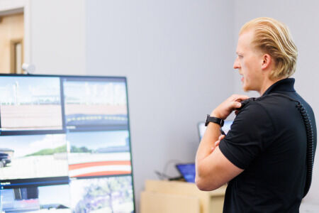 Student drone operators provide eyes in the sky for Commencement