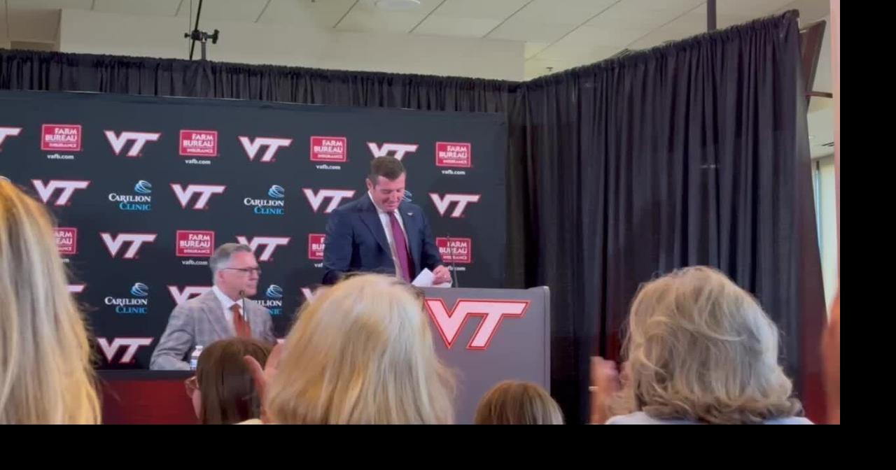 Brian White is introduced as Virginia Tech's new AD Jun 24, 2026 Jun 24, 2026 Updated 7 hrs ago