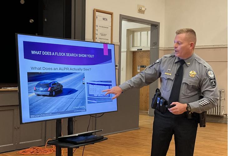 Nelson County Sheriff Mark Embrey gives presentation on Flock Safety cameras