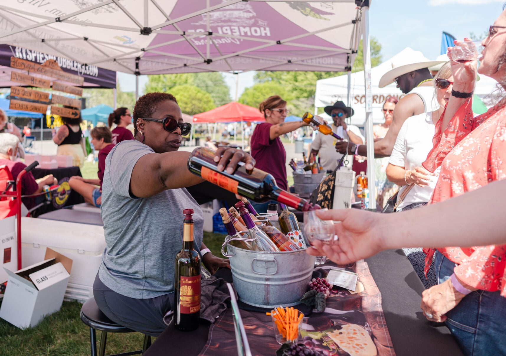 PHOTOS: Samples aplenty at Lynchburg Wine & Music Festival