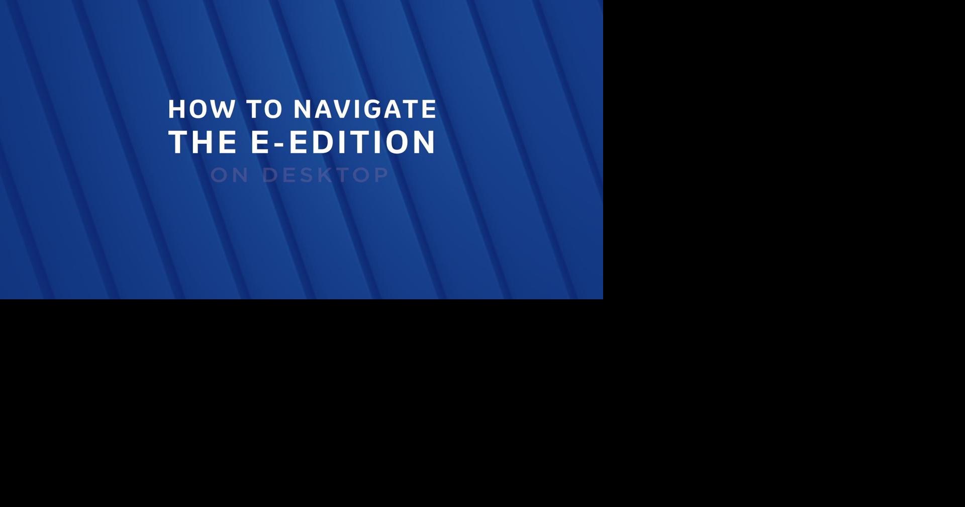 our easy guide to using the E-edition->すべての結果