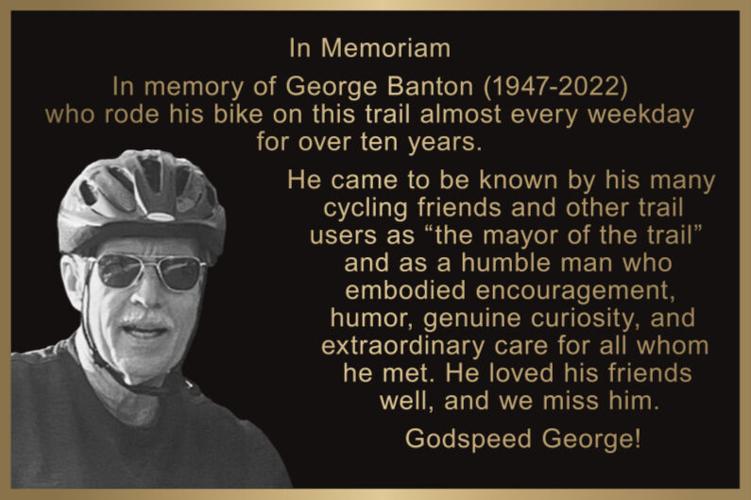 George Banton plaque