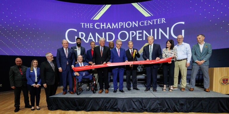 Doors open at new Champion Center, a vivid reminder of Liberty’s enduring mission