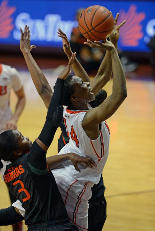 Miami Tops Virginia Tech In Women S Basketball Hokies