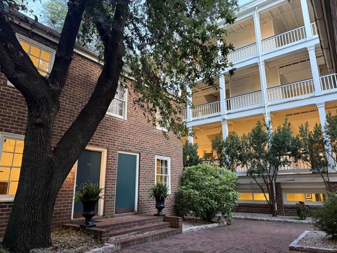 Linden Row courtyard with linden tree.JPG