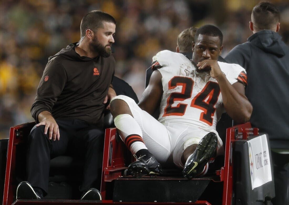 CLEVELAND, OH - SEPTEMBER 22: Cleveland Browns running back Jerome