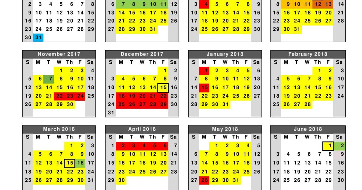 Proposed LCS Calendar 201718