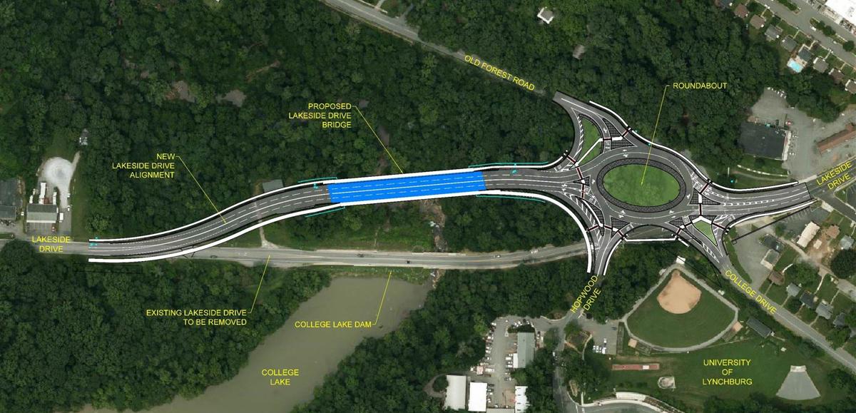 Lakeside Drive bridge project on schedule, future roundabout raises