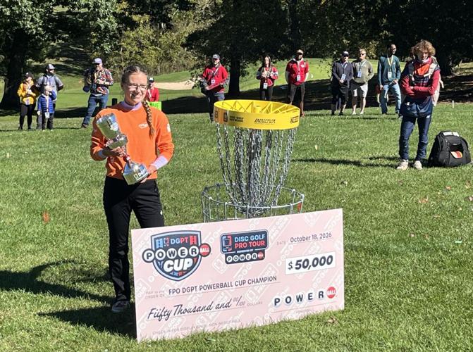 Silva Saarinen of Finland wins Disc Golf Pro Tour Powerball Cup