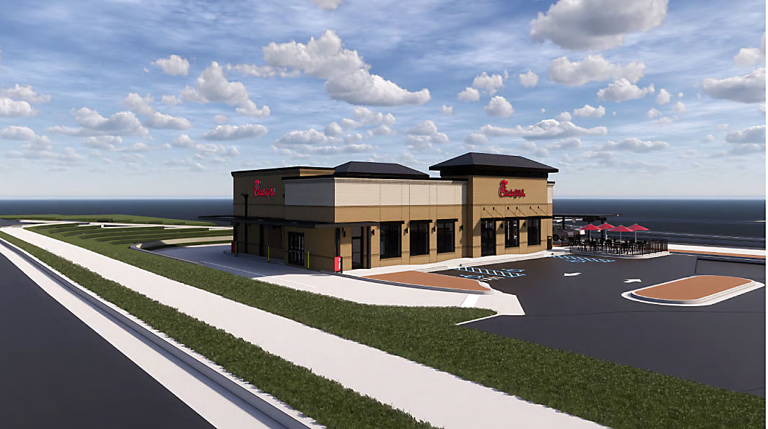 Plans for Chick-fil-A slated for future West Edge development along  Timberlake Road