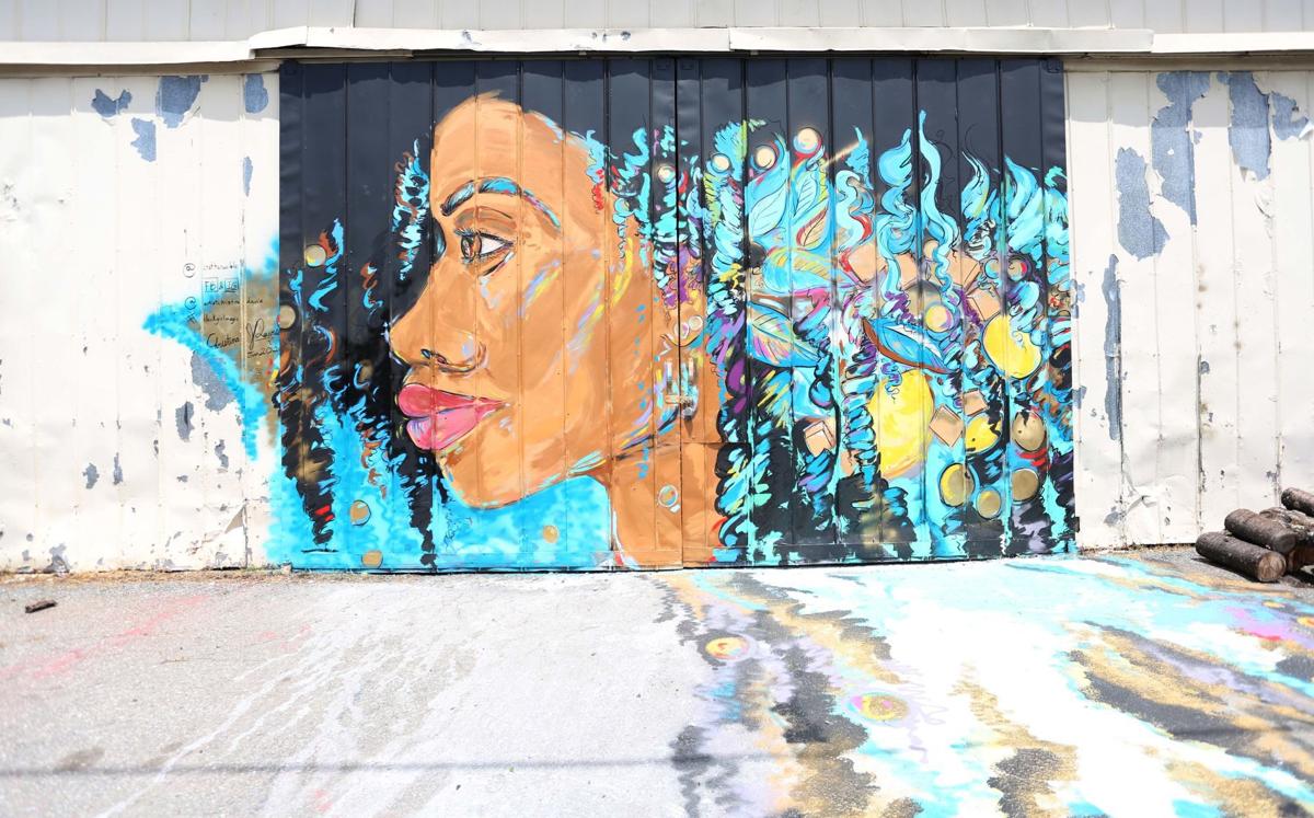 Lynchburg Artist Behind Mural Celebrating Black Girl Magic