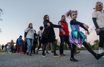 PHOTOS: Zombies walk through Amherst for charity