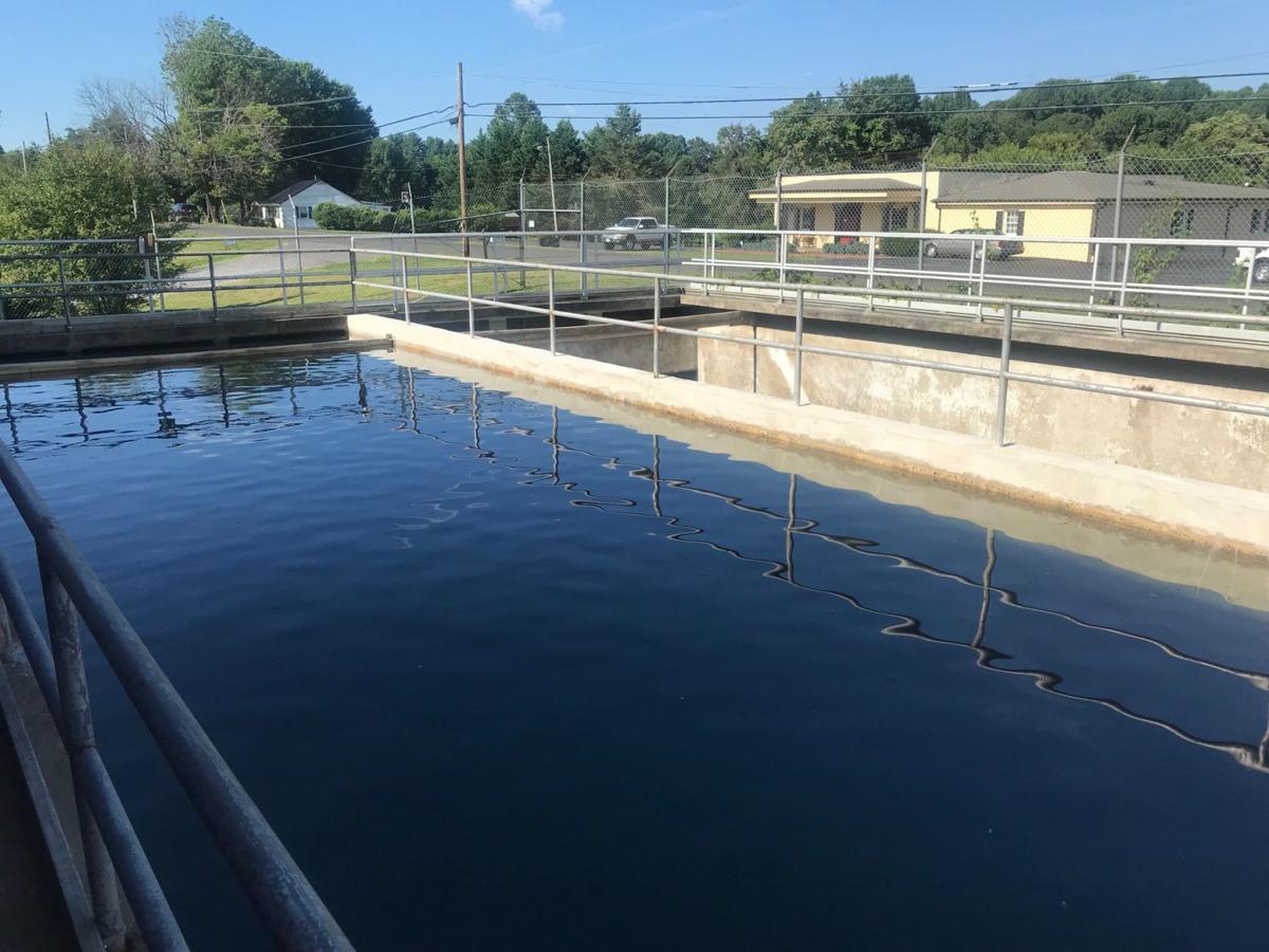 Amherst town water plant undergoing basin repair work, adding sludge