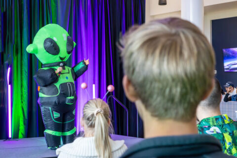 Liberty’s dining center wins national award for alien invasion-themed event