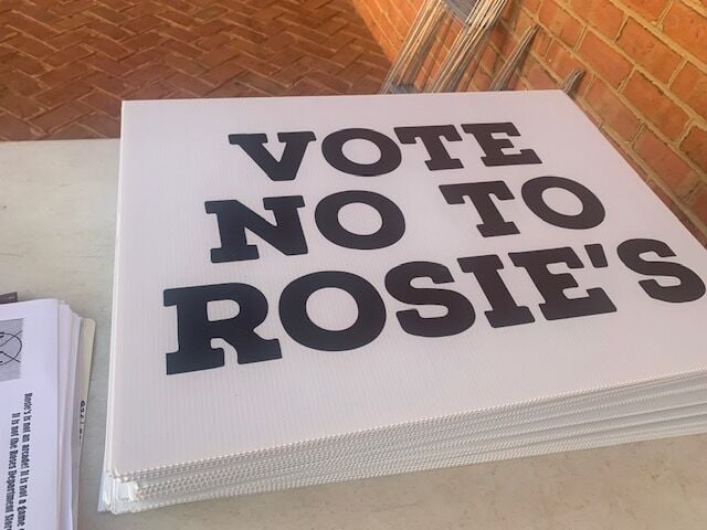 Rosie's sign