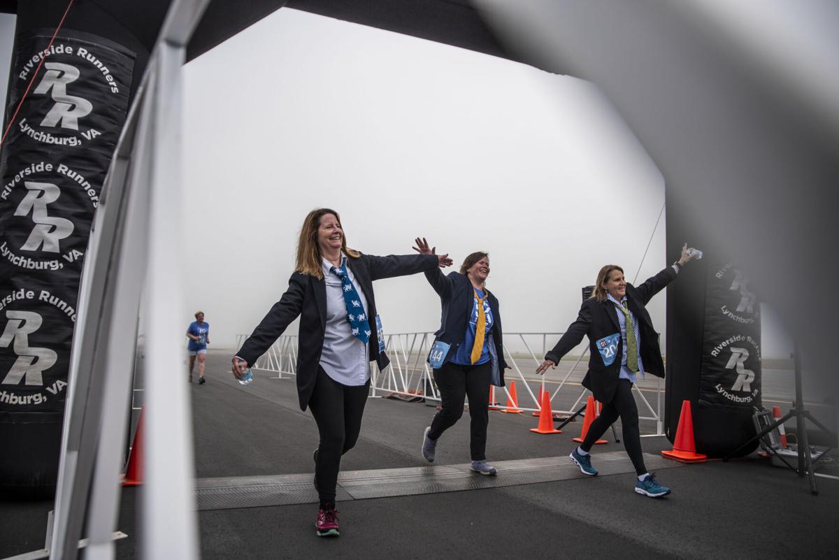 Runners take off at first ever 5K on the runway of the Lynchburg