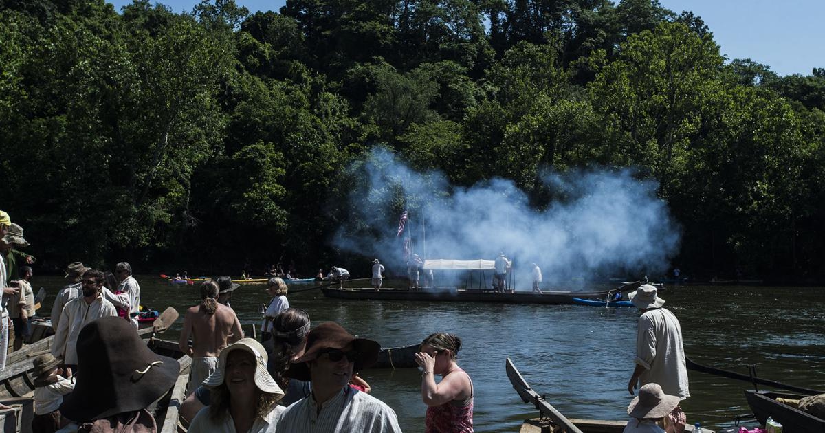 Annual James River Batteau Festival launches from Lynchburg