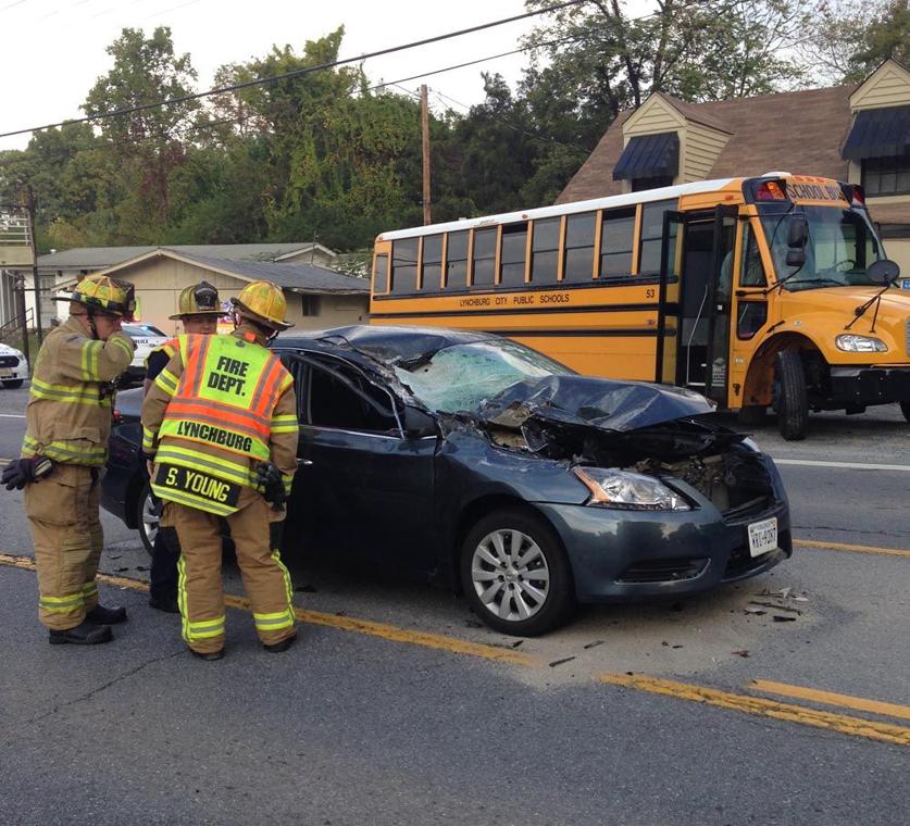 No Injuries In Lakeside Drive School Bus Accident Lynchburg News And