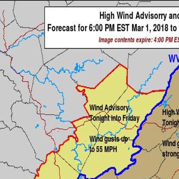 High Wind Warning Thursday Pm To Saturday Some 60 Mph Gusts