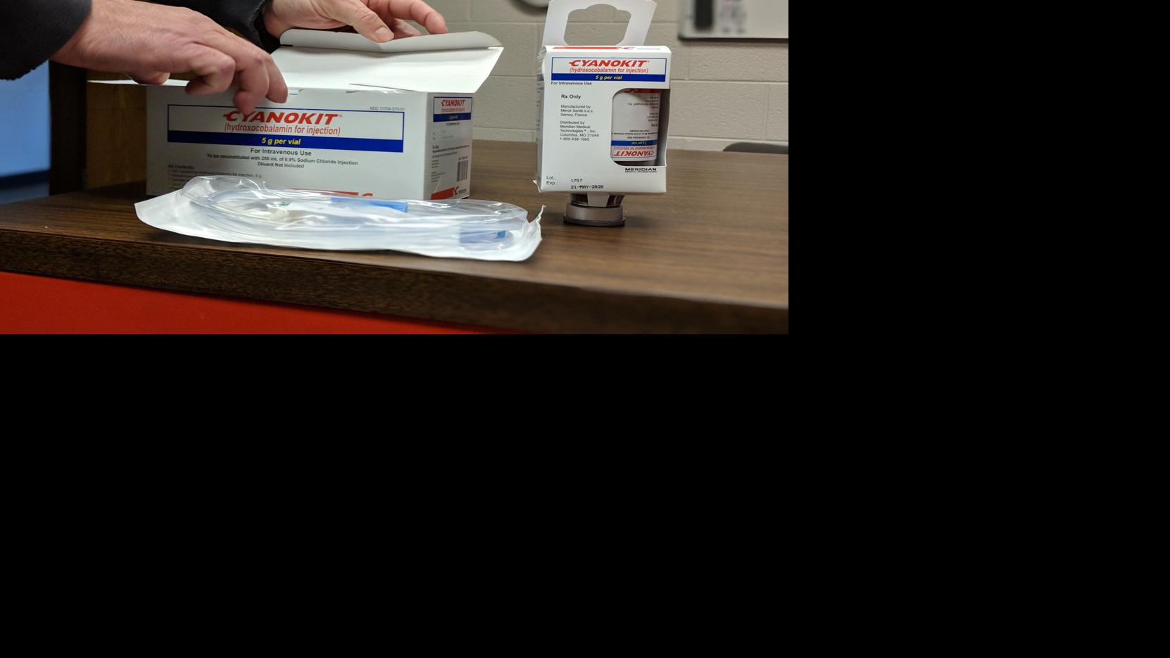 Cyanide poisoning treatment kits come in handy for officials at recent