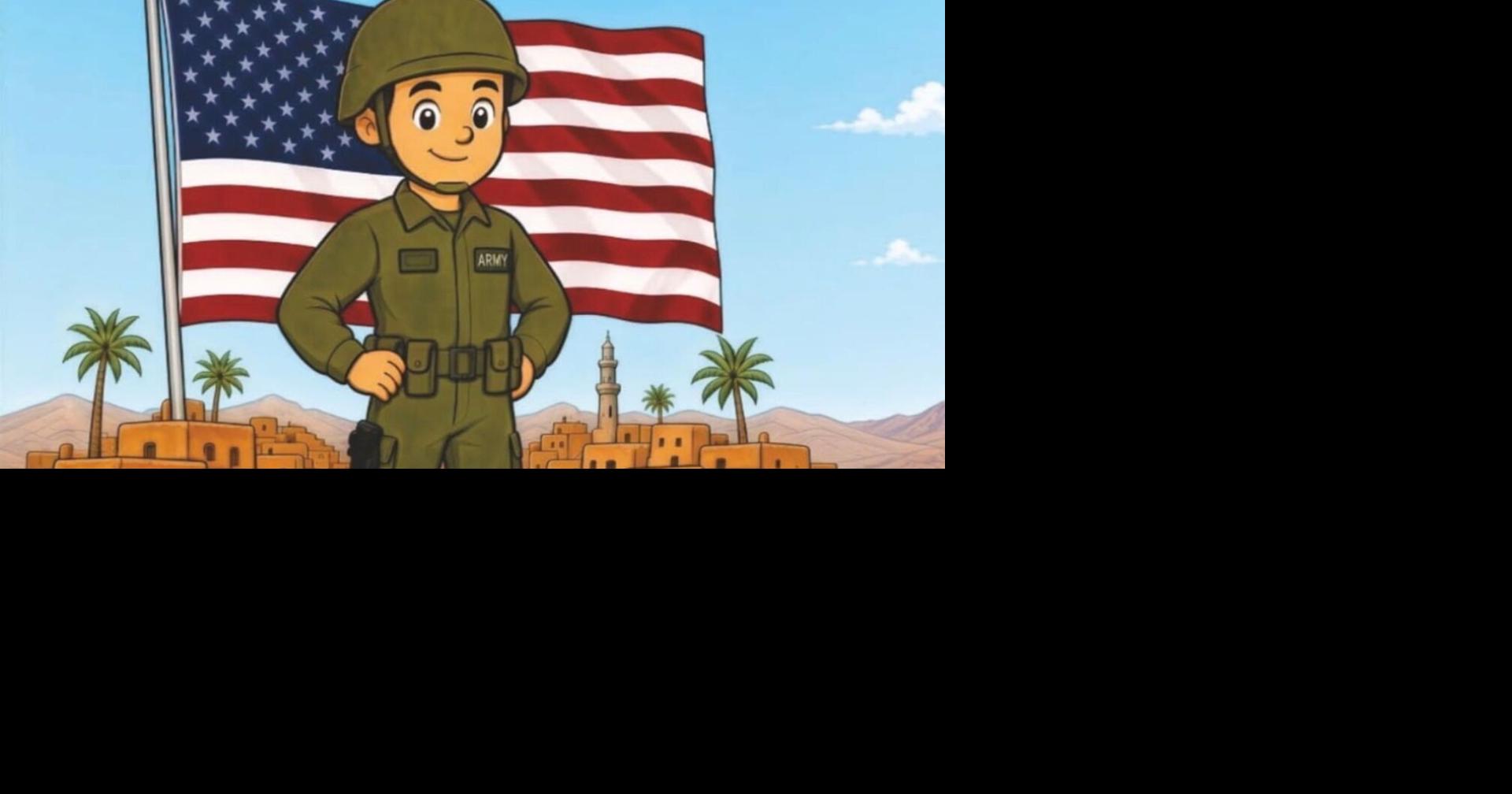 Veteran’s coloring book offers humor on war memories