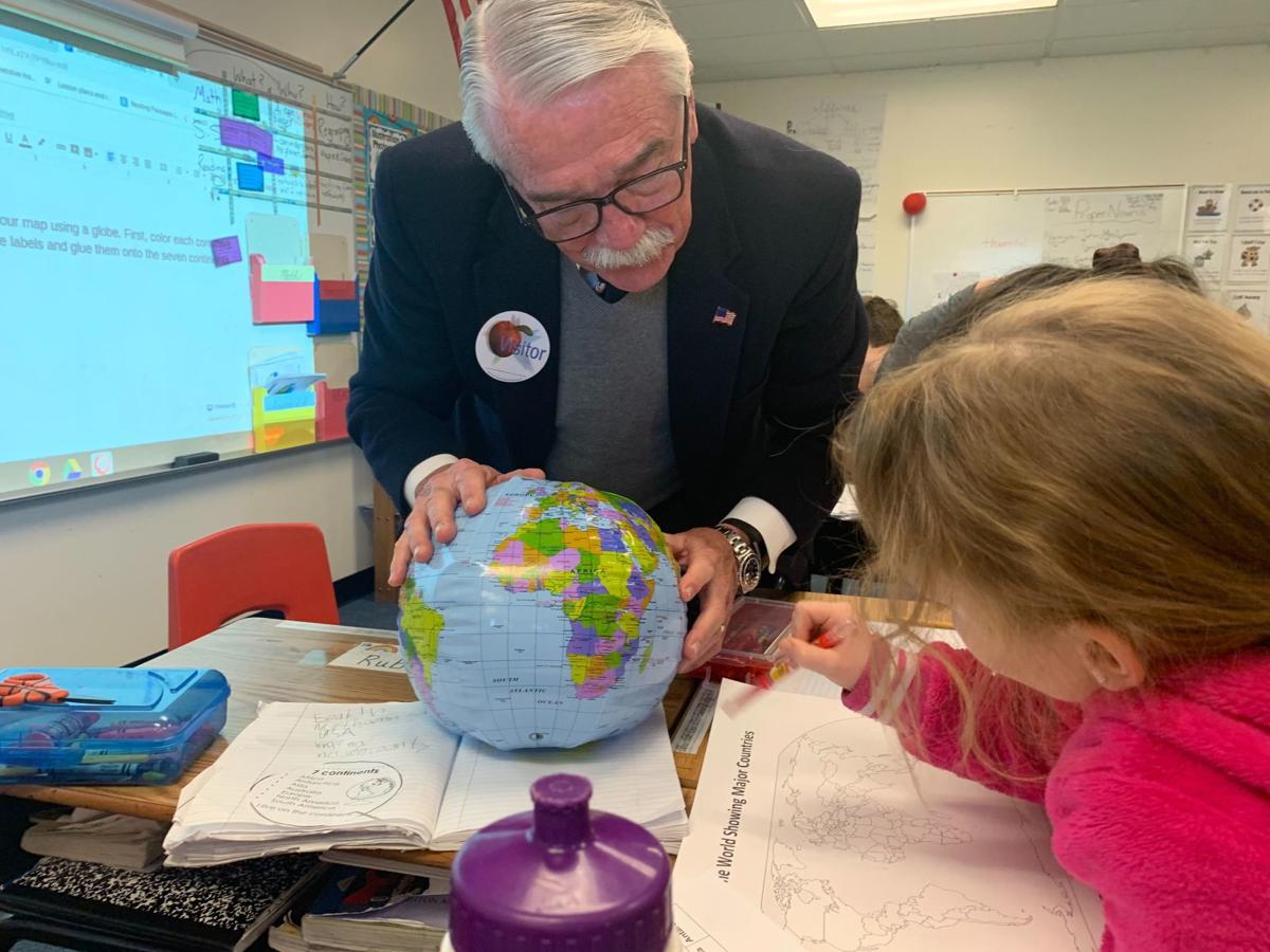 State and local representatives visit Rockfish River Elementary School