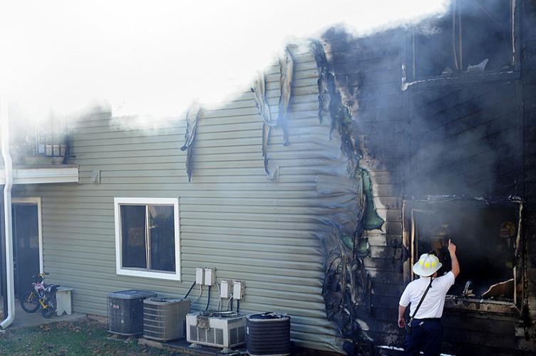 Fire damages two units in County Green Apartments