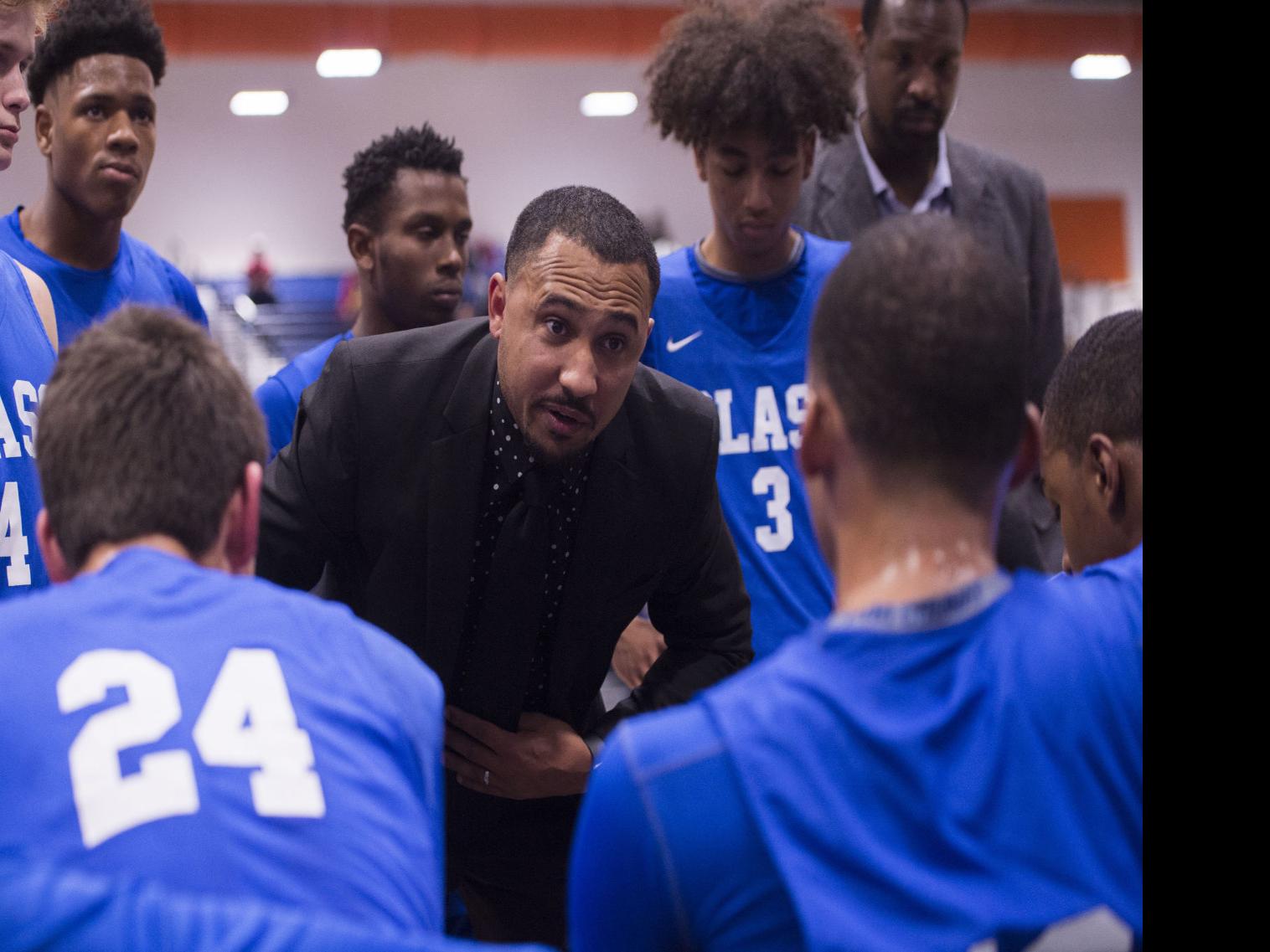 At E C Glass First Year Coach Dj Best Keeps Strong Basketball