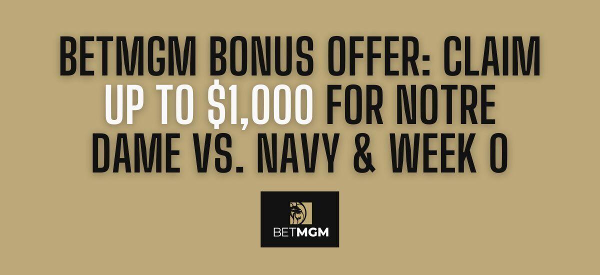 BetMGM Bonus Code: $1,000 NFL Promo