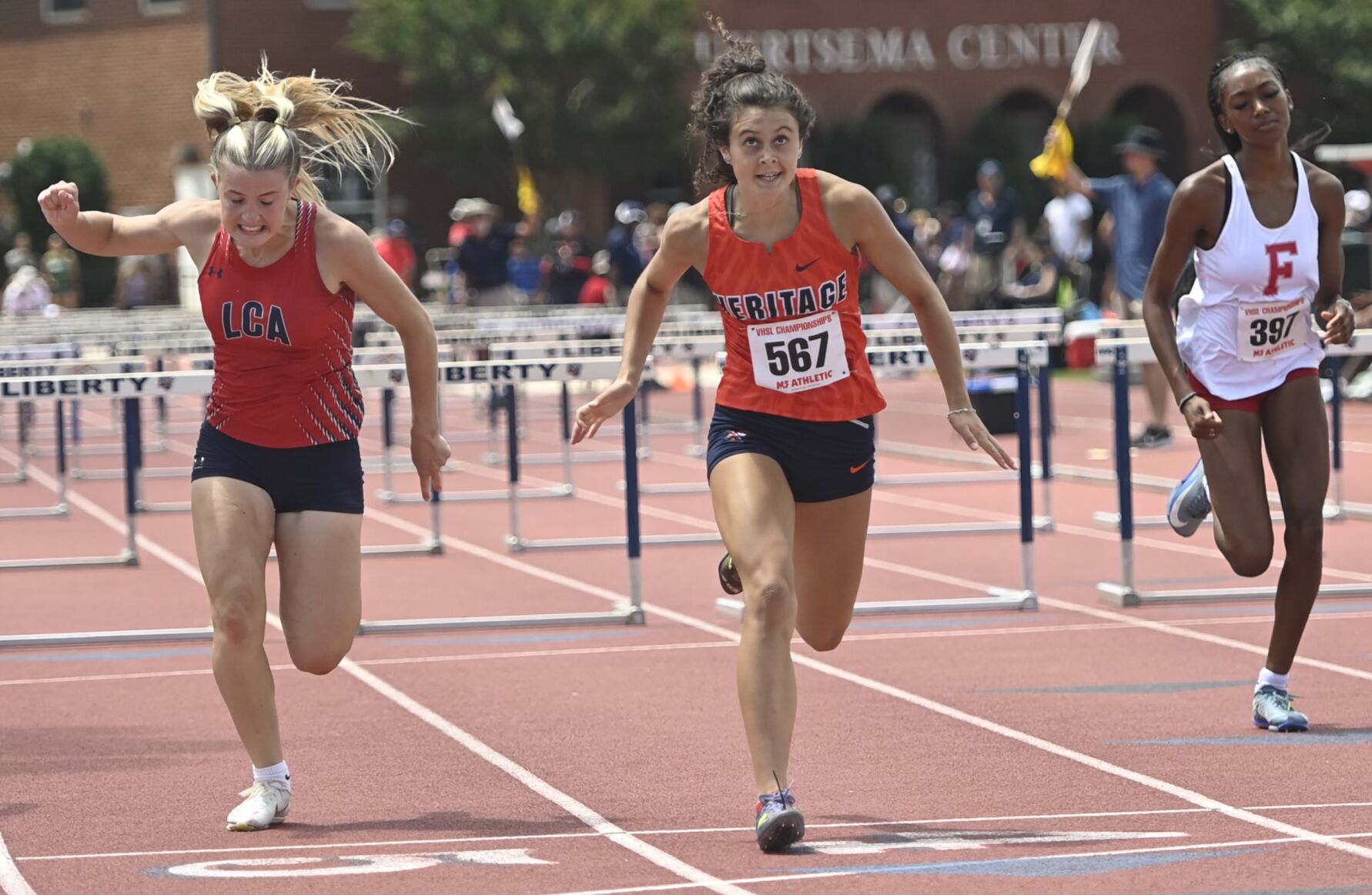 Heritage girls dominate at Region 3C indoor championships