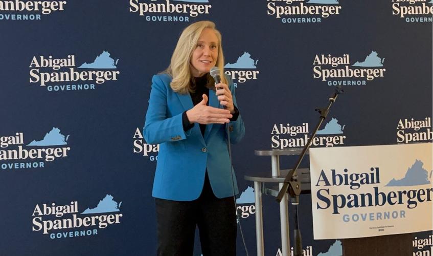 Former Rep. Abigail Spanberger campaigns for governor in Bedford
