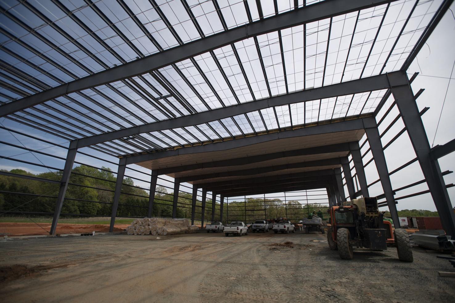 Work progresses on industrial building in Madison Heights