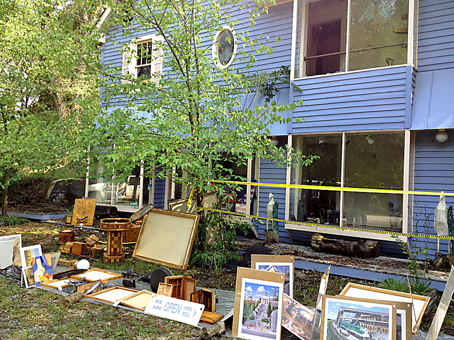 Amherst home damaged by fire overnight