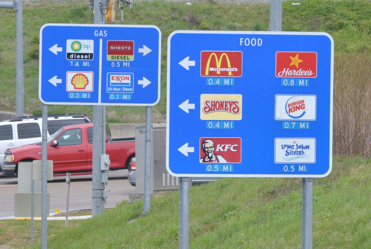 Getting featured on interstate logo signs is tricky business with a