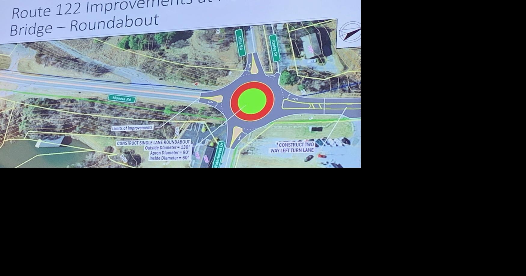 Bedford to seek funding for roundabout on Va. 122 at lake
