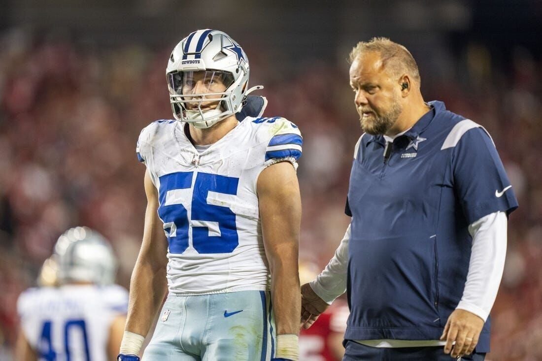 Leighton Vander Esch (LB)  Dallas cowboys, Dallas cowboys football team,  Dallas cowboys players