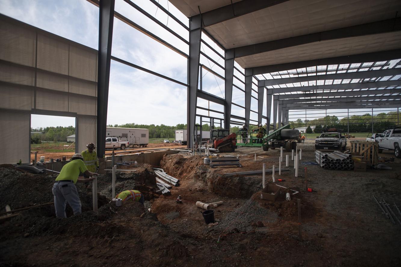 Work progresses on industrial building in Madison Heights