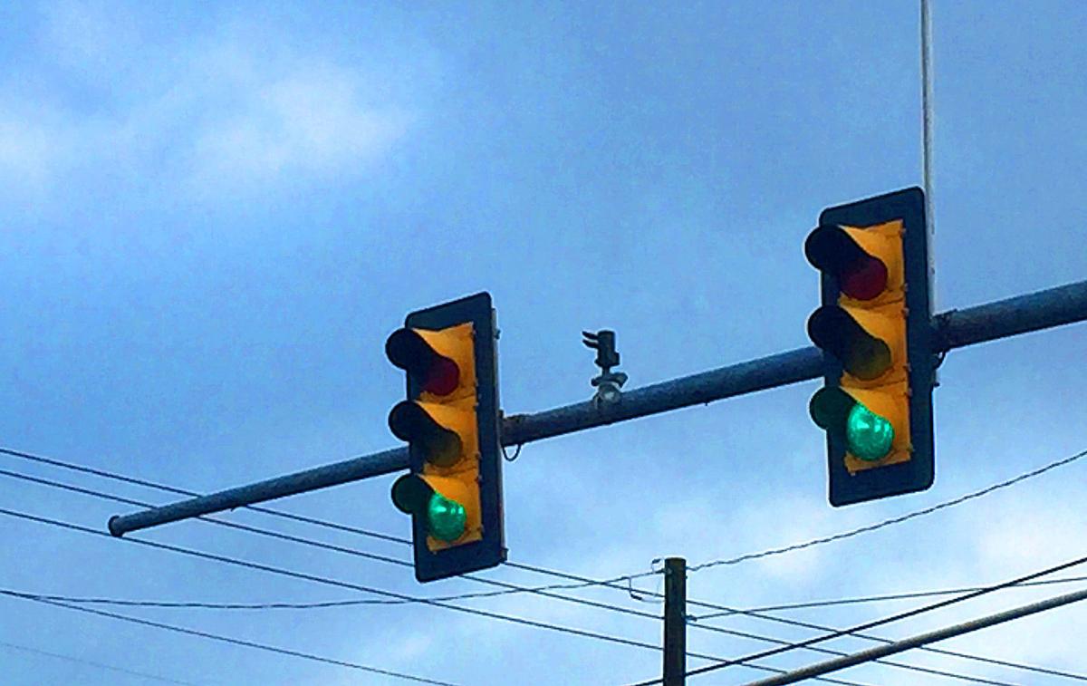 Traffic lights generic stock photo