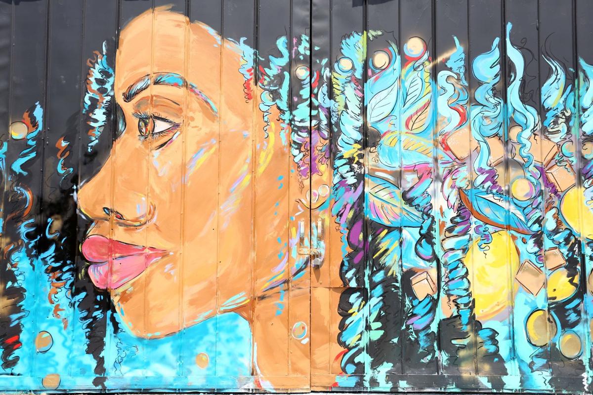 Lynchburg Artist Behind Mural Celebrating Black Girl Magic