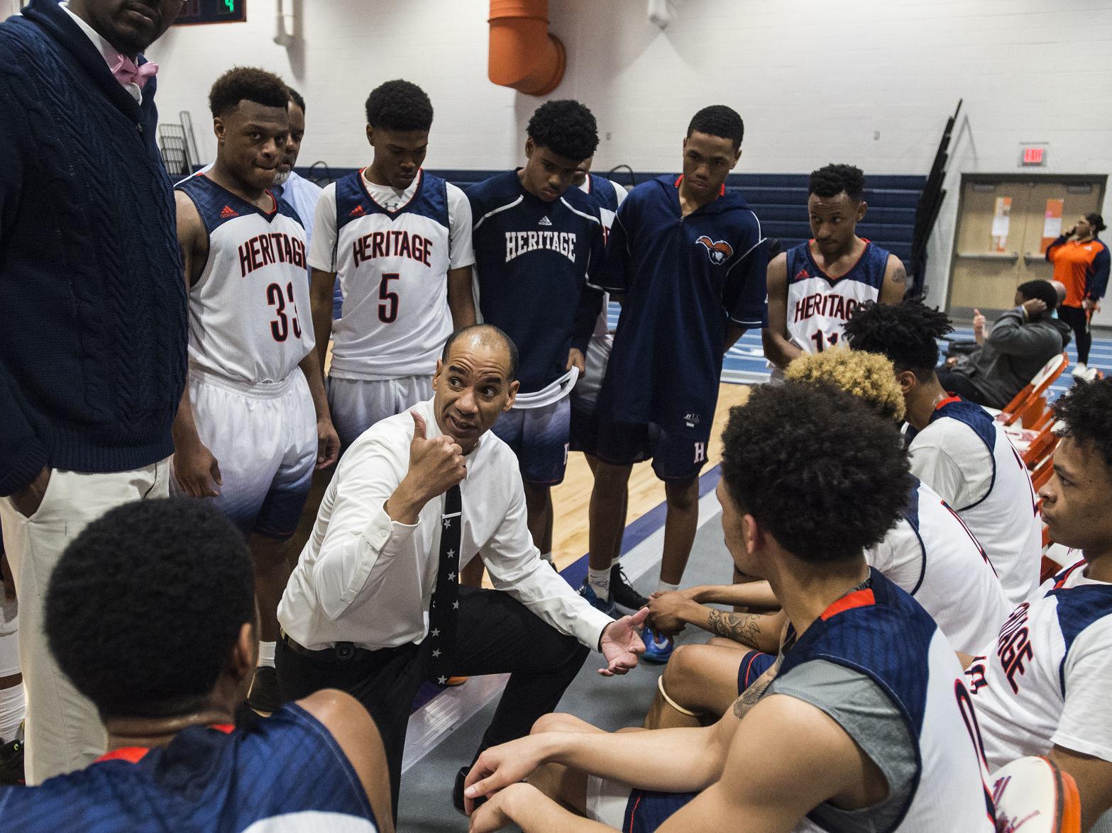Heritage Boys Basketball Coach Les Camm Steps Down From Post High School Sports Newsadvance Com