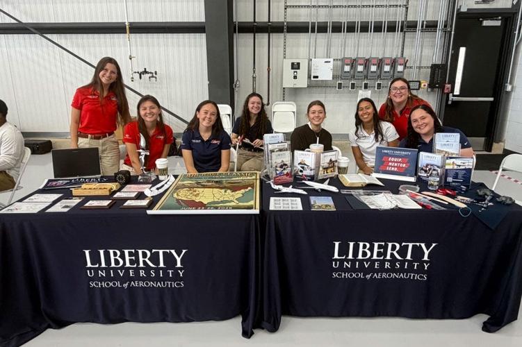 Liberty students, staff inspire the next generation of female pilots at annual Girls in Aviation Day