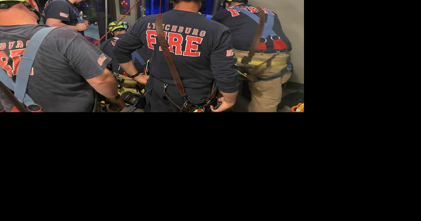 People trapped in elevator rescued by Lynchburg firefighters