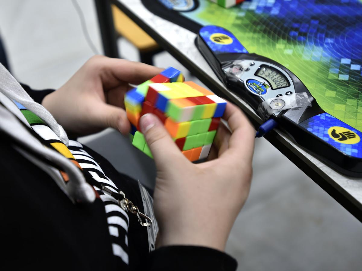 Photos Rubik's Cube 'speedsolving' competition at Virginia Episcopal School