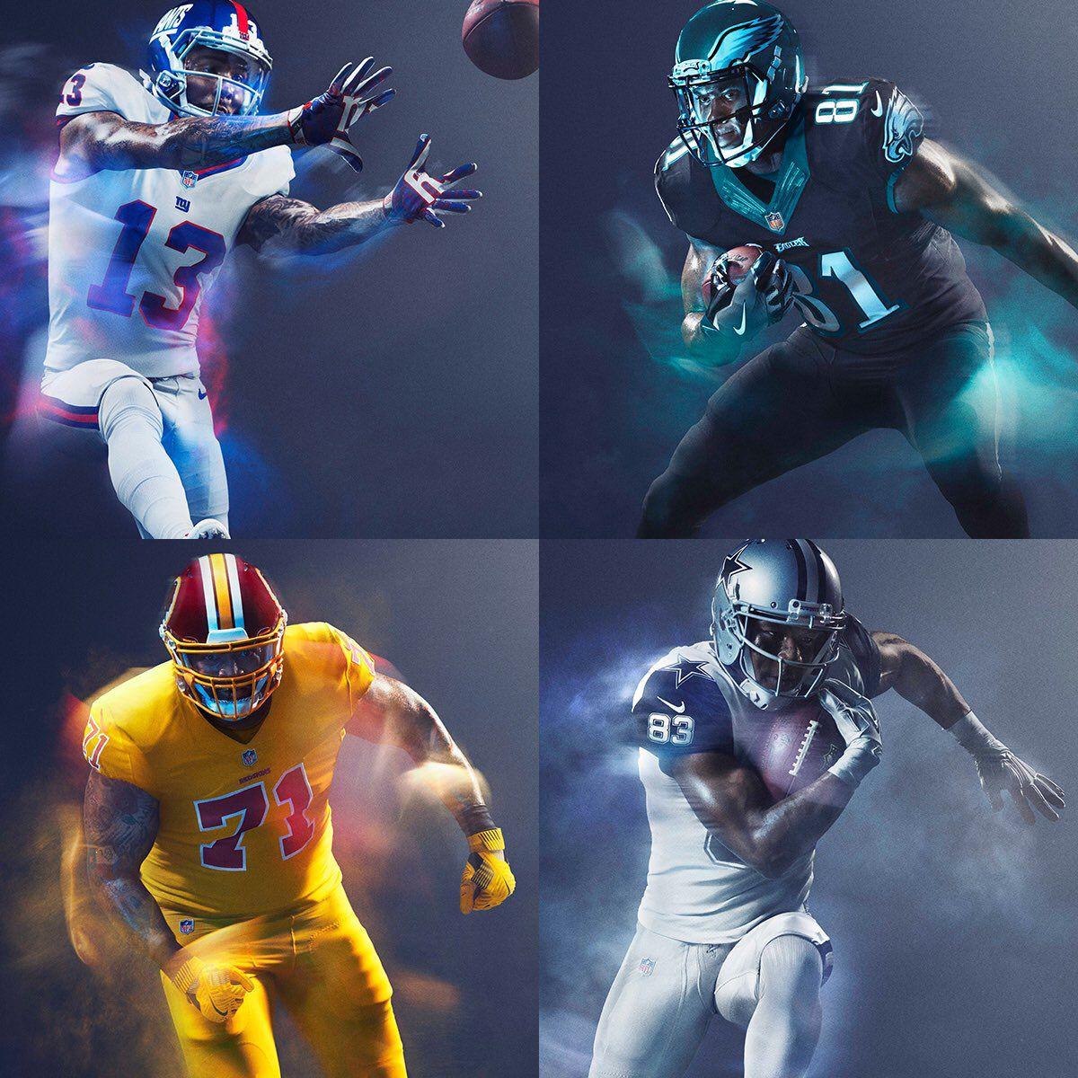 Check out the Color Rush uniforms the Cowboys will wear vs. the