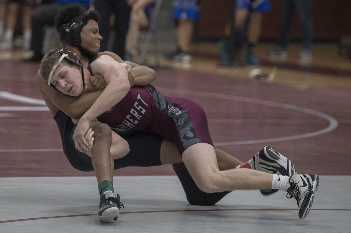 Amherst hosts regional wrestling championships Sports